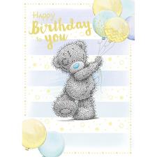 Bouquet of Balloons Me to You Bear Birthday Card