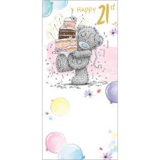 Happy 21st Me to You Bear Birthday Card