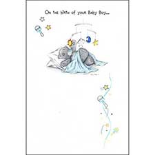 Birth Of Boy Me to You Bear Card
