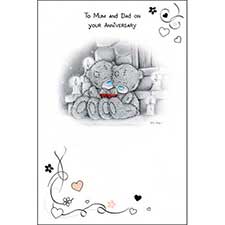 Anniversary Mum And Dad Me to You Bear Card