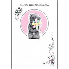 Granddaughter Birthday Me to You Bear Card