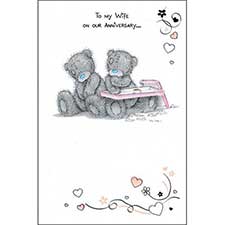 Anniversary Wife Me to You Bear Card