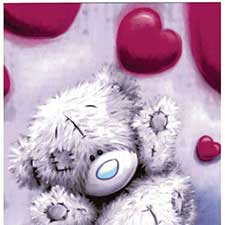 Bear in Lots of Hearts Me to You Bear Card