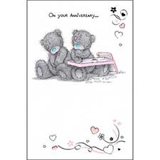 Anniversary Me to You Bear Card