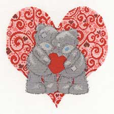 Love Bears Me to You Bear Cross Stitch Kit