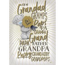 Male Grandparent Me to You Bear Father&#39;s Day Card