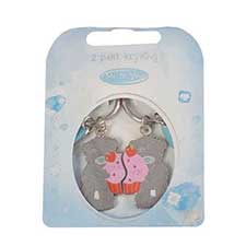 Me to You Bear Love Cupcake 2 Part Keyring