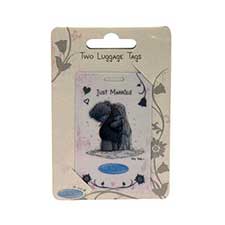 Just Married Me to You Bear Luggage Tags