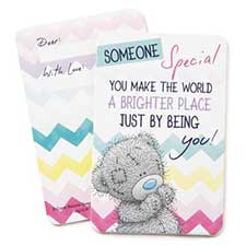 Someone Special Me to You Bear Message Card