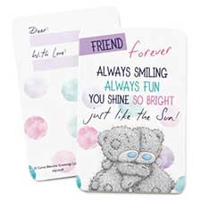 Friends Forever Me to You Bear Message Card