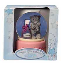 Me to You Bear 18th Birthday 65mm Snow Globe  