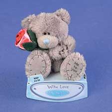 3" Me to You Bear Holding Rose