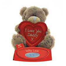 3" I Love You Daddy Me to You Bear