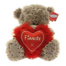10" Fiancée Me to You Bear Holding Heart