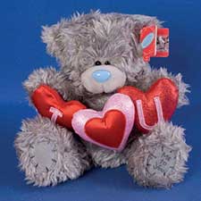 9" Me to You Bear with I Love U Hearts