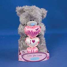 6" Me to You Bear with Hanging Hearts