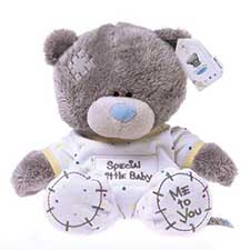 Tiny Tatty 8" Babygrow Me to You Bear (White)