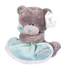 Tiny Tatty 6" Baby Boy Blanket Me to You Bear
