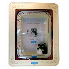 Bride and Groom Large Me to You Bear Frame