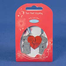 Me to You Bear Valentines Enamel Keyring