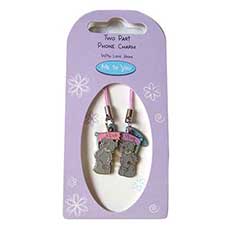 2 Part Friendship Mobile Phone Charm