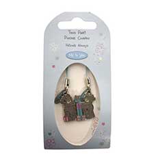 Friends 2 Part Phone Charm