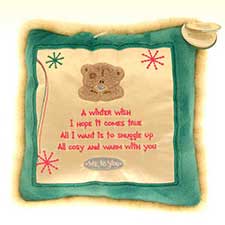 Love Me to You Bear Verse Cushion