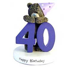 40th Birthday Me to You Bear Figurine