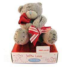 3" Me to You Bear with Single Red Rose