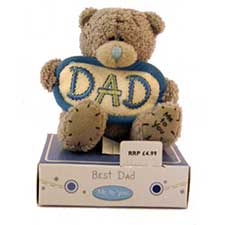 3" Me to You Bear with Dad Banner