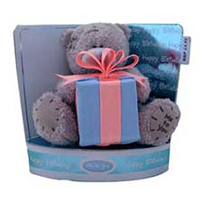 3" Happy Birthday Bear with Present Me to You Bear