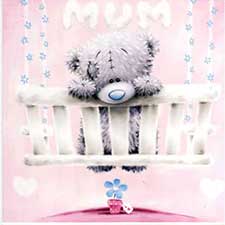Tatty Peering Over Gate Me to You Bear Mothers Day Card