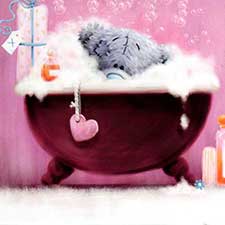 Tatty in Bath Me to You Bear Mothers Day Card