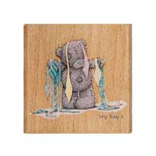 All Tied Up Me to You Bear Stamp 