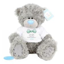 Personalised 10&quot; Green Bow Me to You Bear