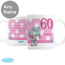 Personalised Me to You Bear Pink Birthday Mug