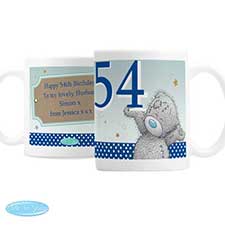 Personalised Me to You Bear Blue Birthday Mug