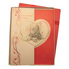 Fiancée Me to You Bear Valentines Card