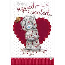Signed & Sealed Me to You Bear Valentine's Day Card