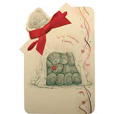 Fiancée Me to You Bear Valentines Card