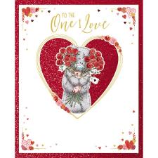 One I Love Handmade Me to You Bear Valentine&#39;s Day Card