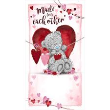 Made For Each Other Me to You Bear Valentine's Day Card