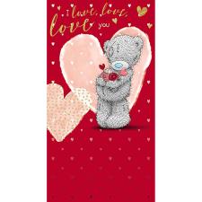 Tatty Teddy With Roses &amp; Hearts Me to You Bear Valentine&#39;s Day Card