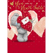 Make My Heart Smile Me to You Bear Valentine&#39;s Day Card