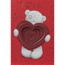 One I Love Pop Up Heart Me to You Bear Valentines Day Card