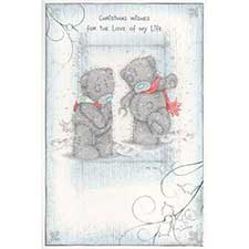 Love of My Life Me to You Bear Christmas Card 