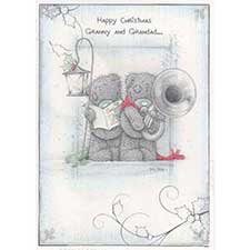 Granny and Grandad Me to You Bear Christmas Card 