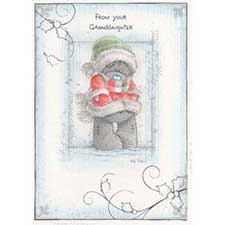 Granddaughter Me to You Bear Christmas Card 