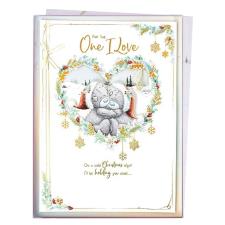 One I Love Me to You Bear Giant Luxury Boxed Christmas Card