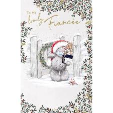 Lovely Fianc&#233;e Handmade Me to You Bear Christmas Card
